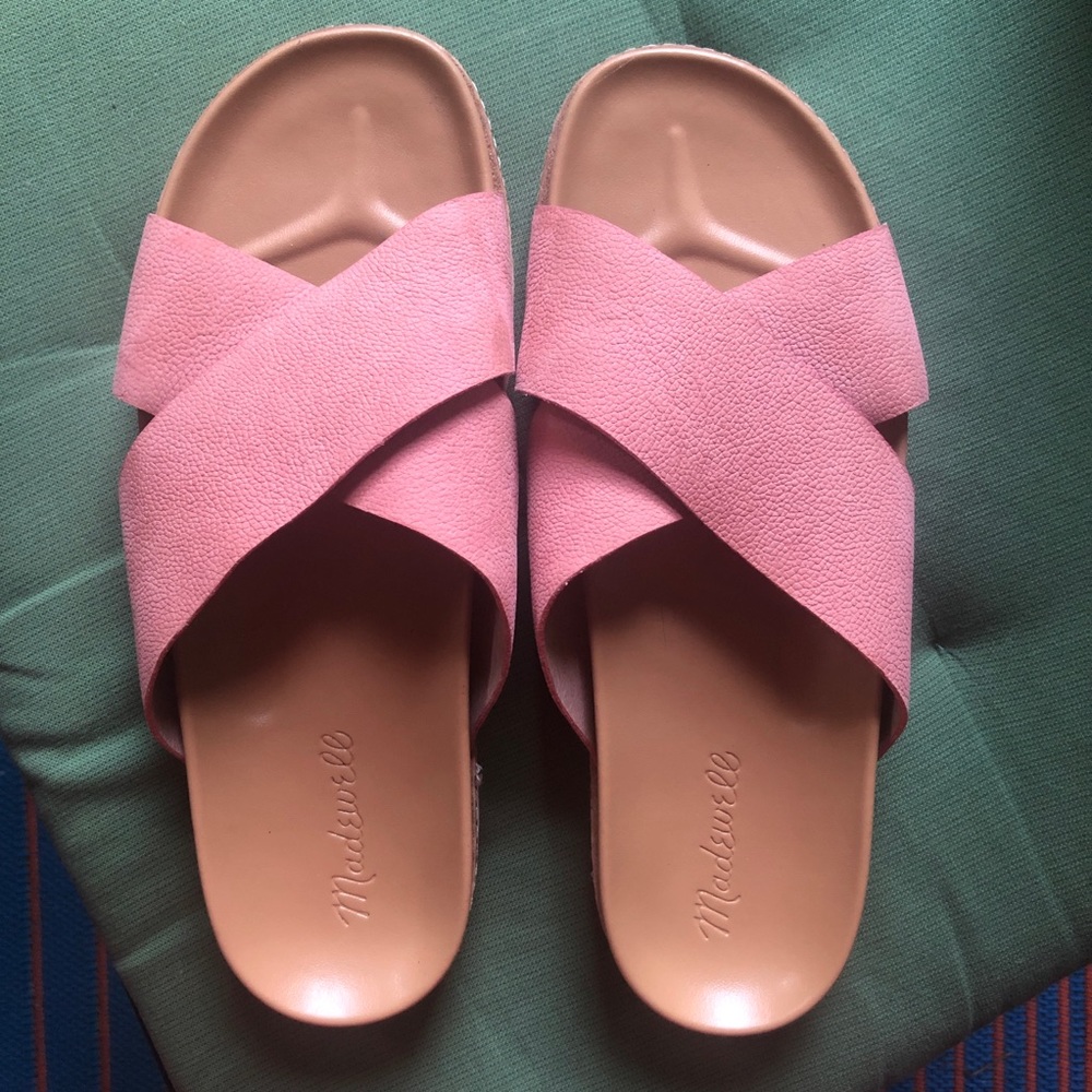 Madewell Dayna Lugsole Slide Sandal Nubuck Leather